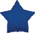 Balloons star blue Mylar 18in 5 pack