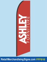 Ashley Furniture Feather Banner Flag Only, flag size 11.5'