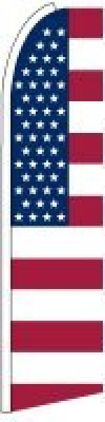 Feather Banner Flag 16' Kit US American Flag