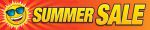 Store Banner 4' x 20' Summer Sale (sun)