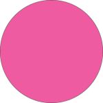 Fluorescent Label Blank 3in Pink 210 per roll