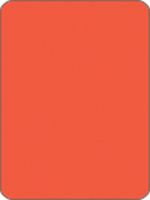 Fluorescent Label Blank 2 1/2in x 3 3/4in Red Orange 200 per roll