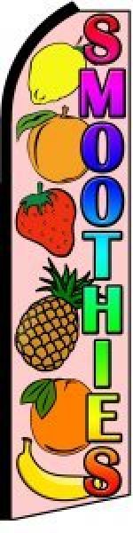 Feather Banner Flag 11.5' Smoothies fruit