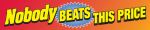 Store Banner 4' x 20' Nobody Beats This Price