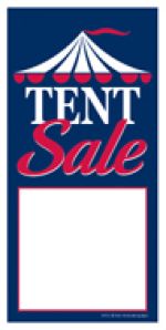 Elastic String Tag Tent Sale (blue)