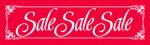 Retail Sale Banners Sale Sale Sale (red/white)