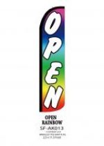 Swooper Banner Flag 16' Kit Open Rainbow Windless