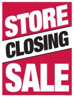 Retail Sale Signs Posters Store Closing Sale