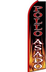 Feather Banner Flag 11.5' Pollo Asado