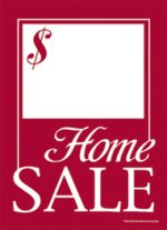 Slotted Sale Tags 5in x 7in Home Sale