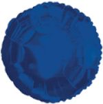 Blue Round Balloon Mylar 18in 5 pack