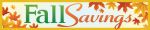 Retail Store Banner 4' x  20' Fall Savings