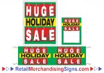 HUGE HOLIDAY SALE | Small Banner Signs Poster Tags Kit