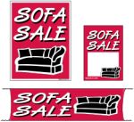 Large Kit Piece Sofa Sale black red