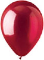 Red Balloons, 12in Latex Helium Quality